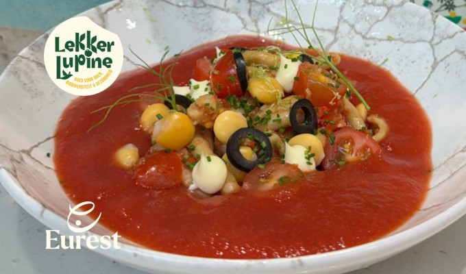 Gazpacho - Lupine pasta soep